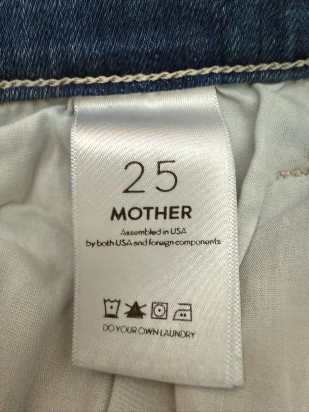 MOTHER The Hustler Ankle Chew Distressed Flare Jeans Size 25 - Picture 11 of 11